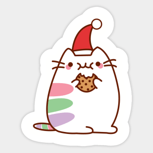 Christmas Caticorn Sticker